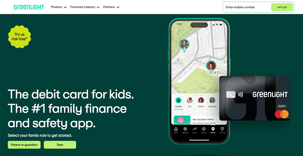 10 Financial Presents for Kids That Will Grow Over Time 9 greenlight homepage.