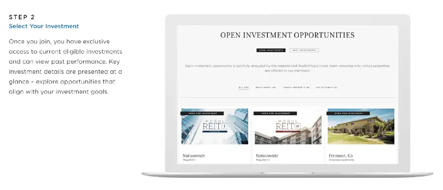 realtymogul investment options