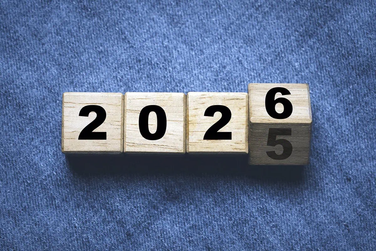 How Super Catch-Up Contributions Can Help Older Adults Save More in 2026 3 number blocks switching from 2025 to 2026.
