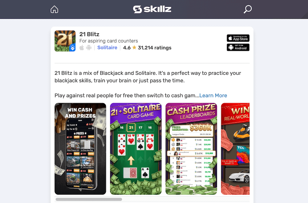 21 Blitz signup skillz