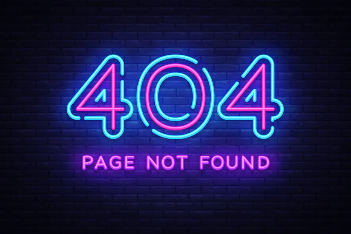 404 page not found error wrong AI 1200