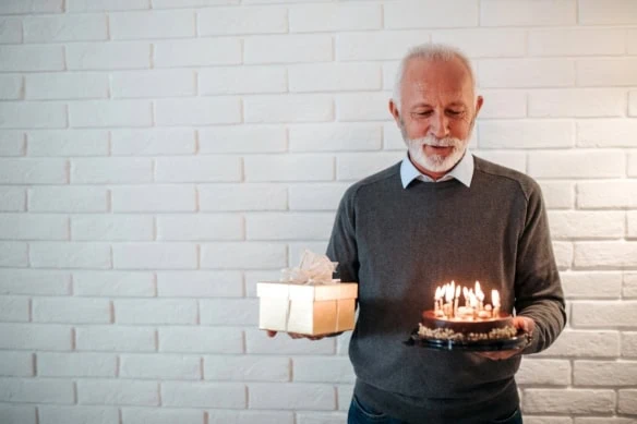 RMD senior birthday cake gift retirement 1200