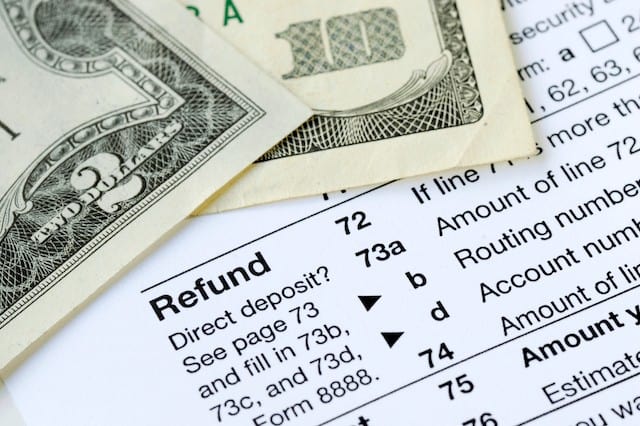 receive tax refund