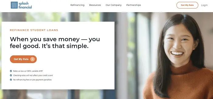 splash financial sign up