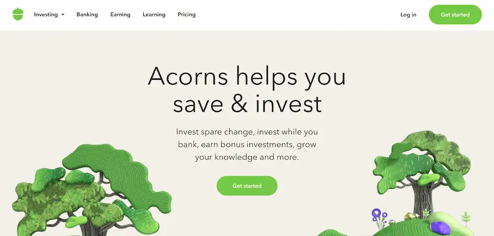 acorns signup