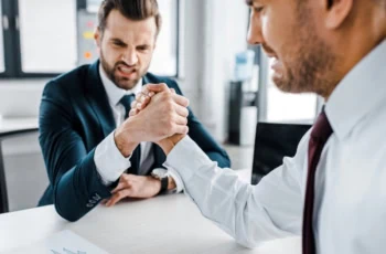 arm wrestling office haggling negotiation 1200