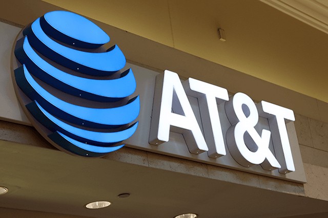 AT&T T stock