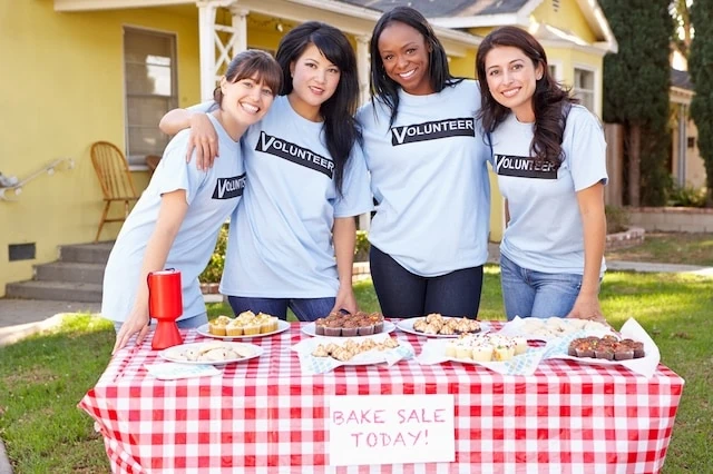 baking volunteer expenses