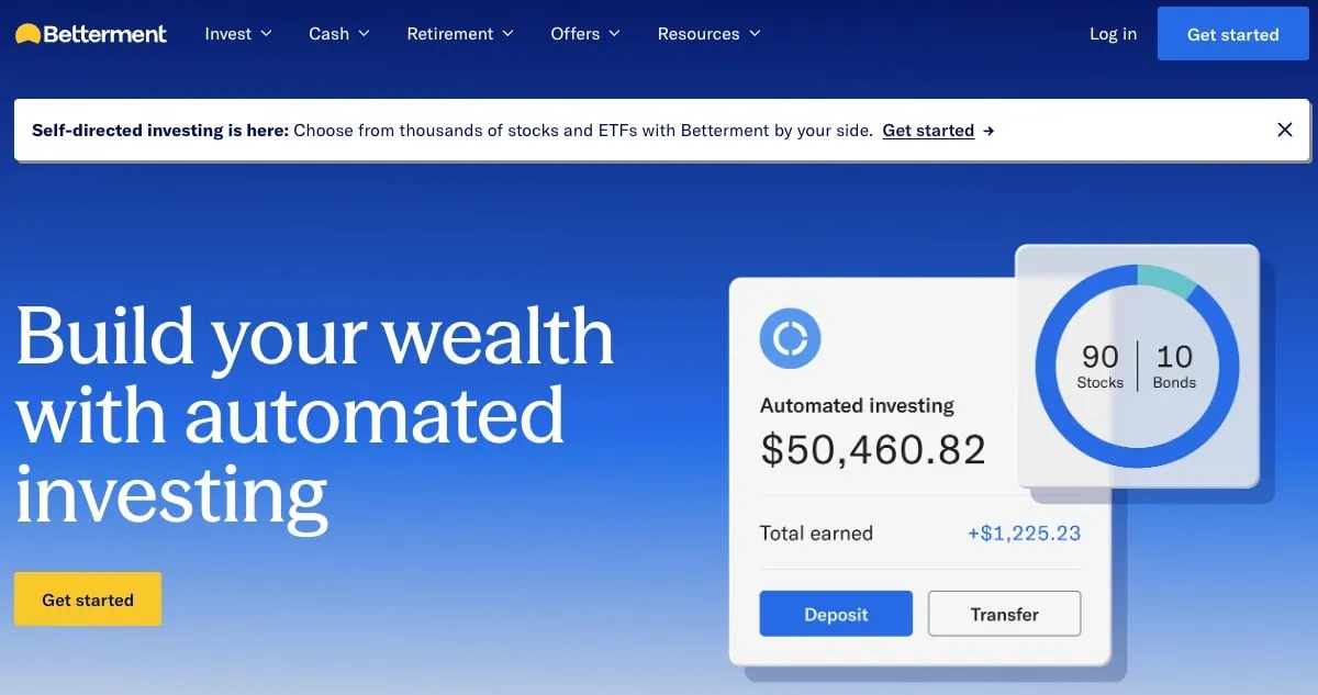 Best Robo-Advisors for Investing Automatically 13 betterment sign up