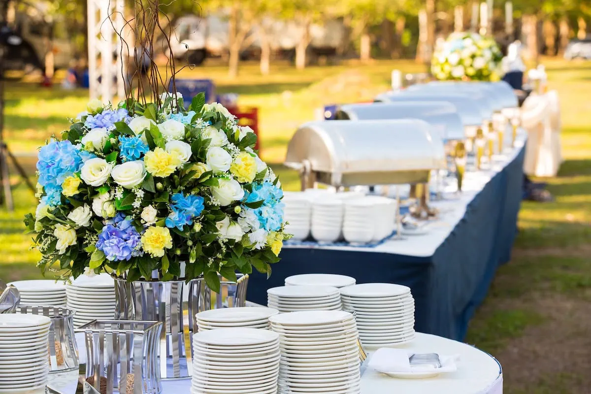 budget wedding brunch reception catering buffet 1200