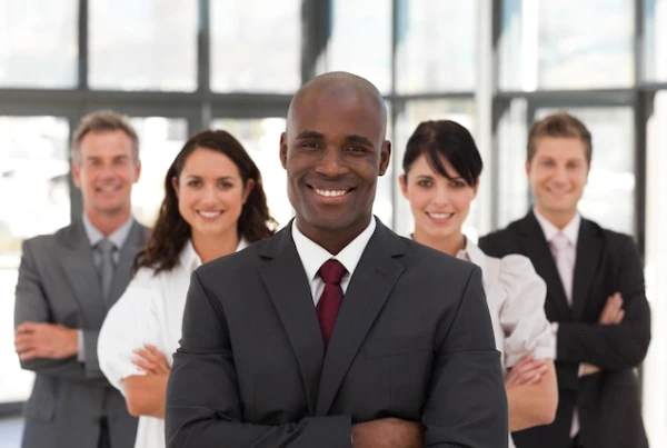 business team office workers