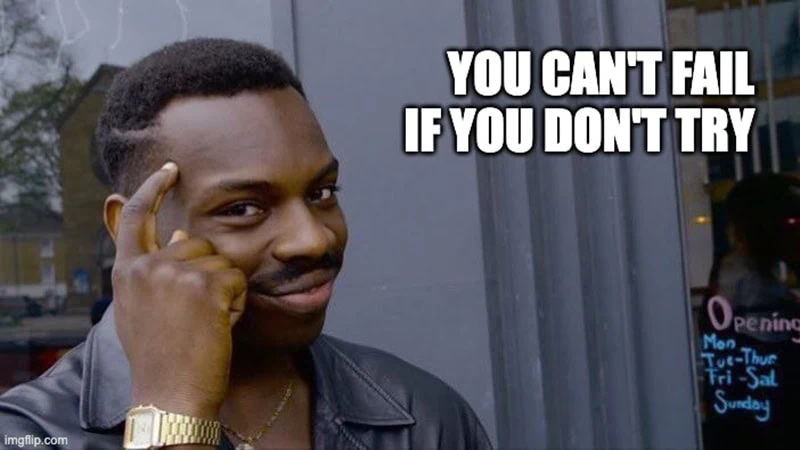 Wall Street's Top ETFs: 16 Funds for the Rest of the Year 2 the smart thinking meme and it says you can't fail if you don't try.