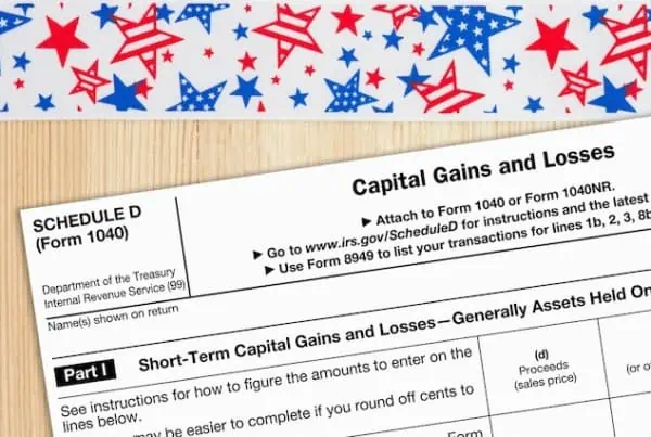 capital gains and losses tax return