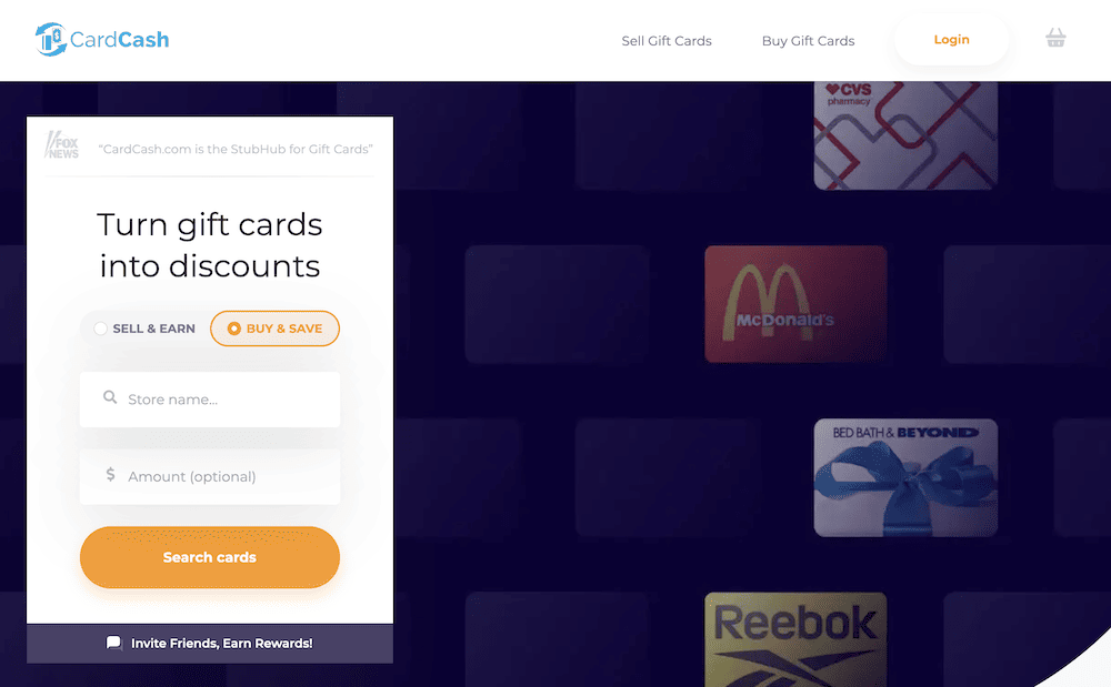 cardcash signup