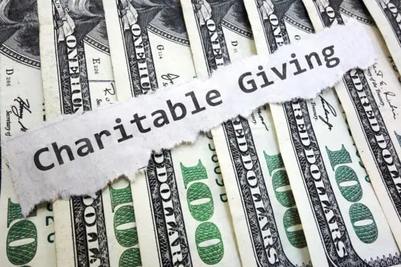 charity charitable giving dollar bills donation 1200