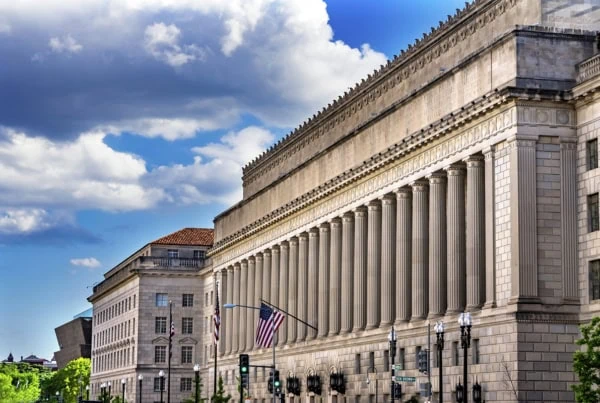 the herbert hoover building home of the u.s. department of commerce in washington d.c.
