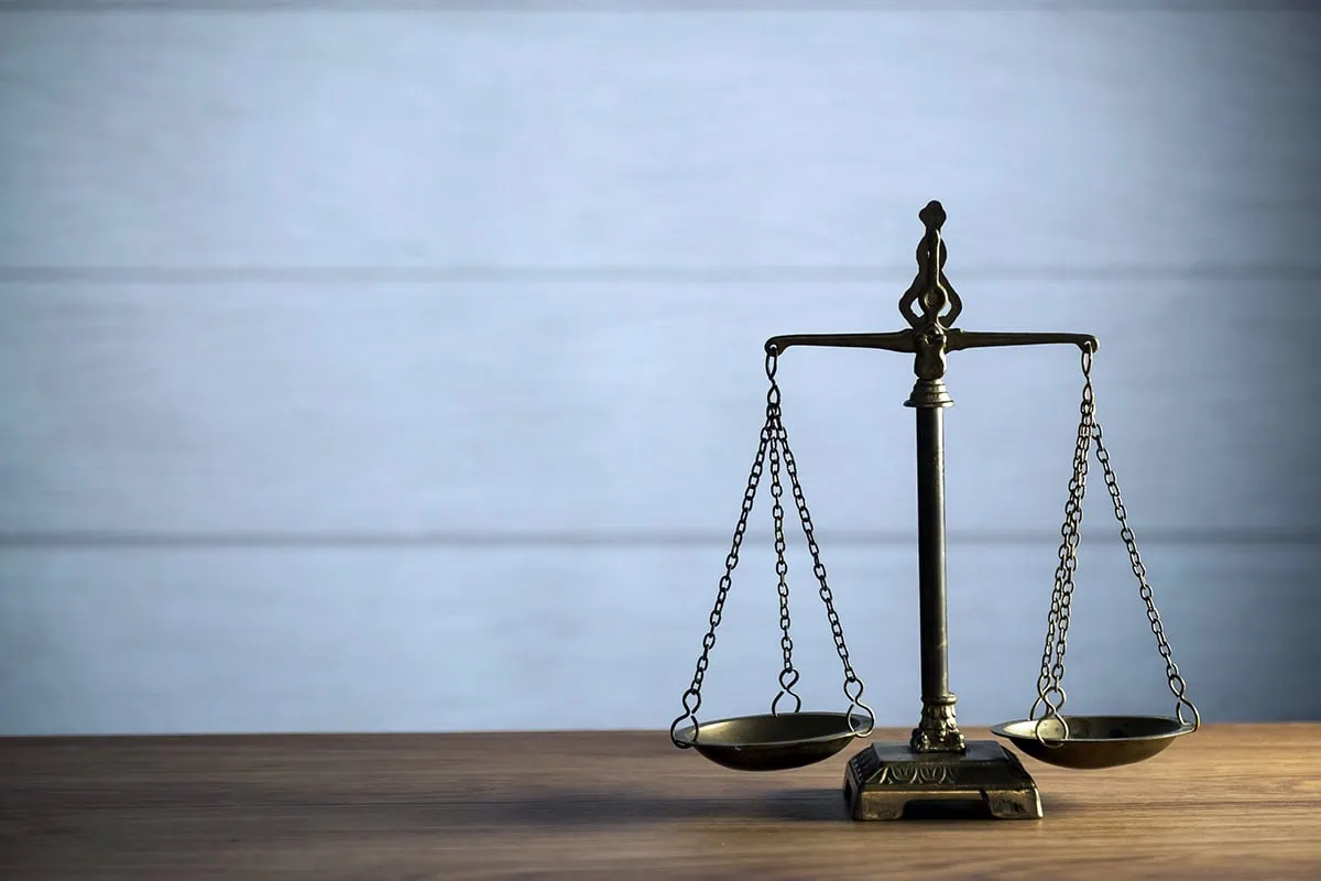 a set of scales.