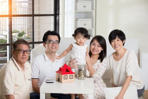 custodial account asian family home budget 1200
