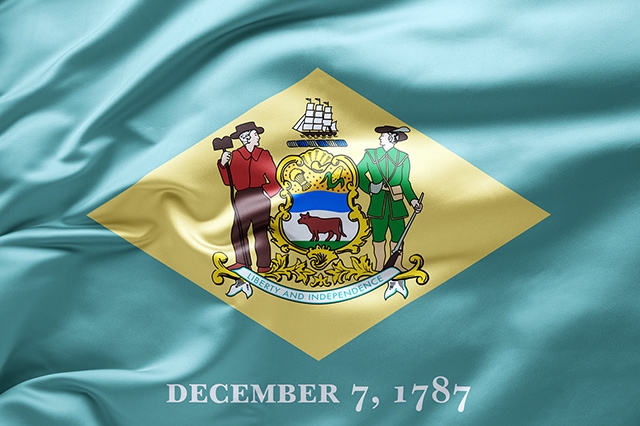 delaware state flag 640