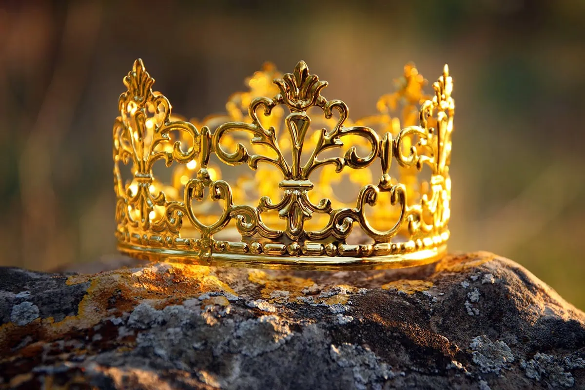 Vanguard's Best ETFs: 12 Low-Fee Funds (And Some Just Got Cheaper) 24 sunlight hits a golden crown sitting on a rock.