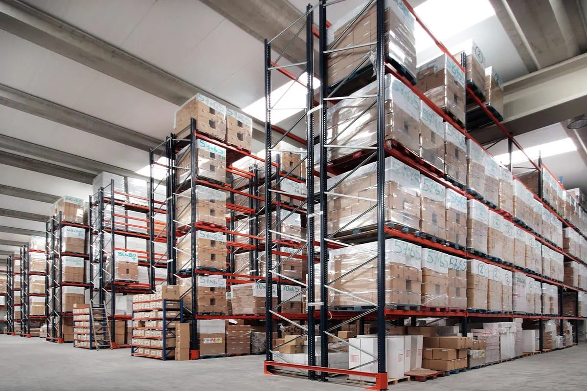 an industrial warehouse.