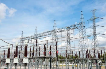 an electric utility station.