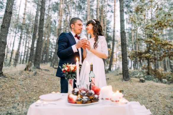 fancy budget wedding forest 1200