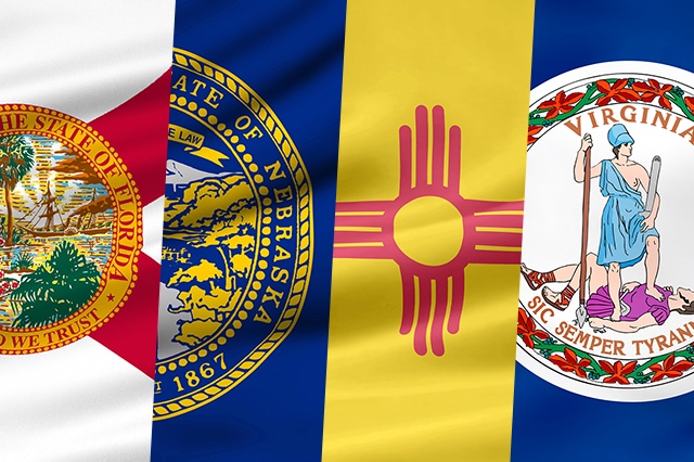 florida nebraska new mexico virginia state flag 640