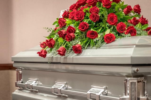 funeral costs metal casket