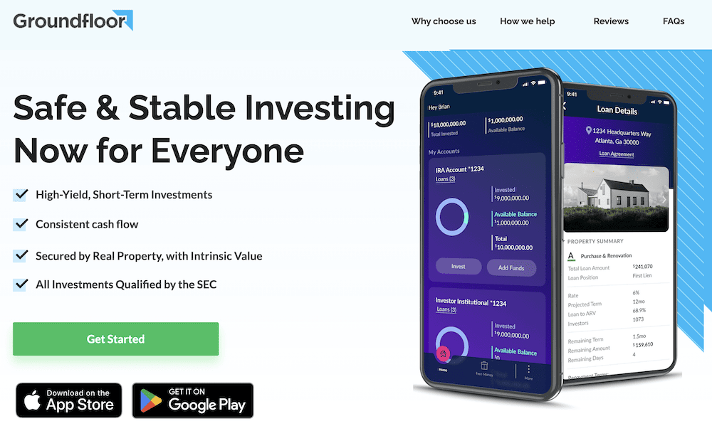 groundfloor homepage.