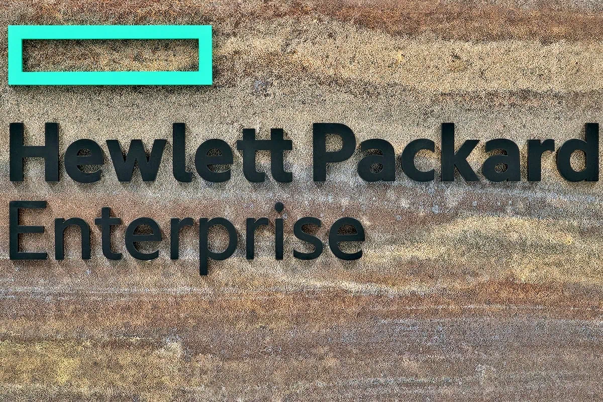 hewlett packard enterprise building logo