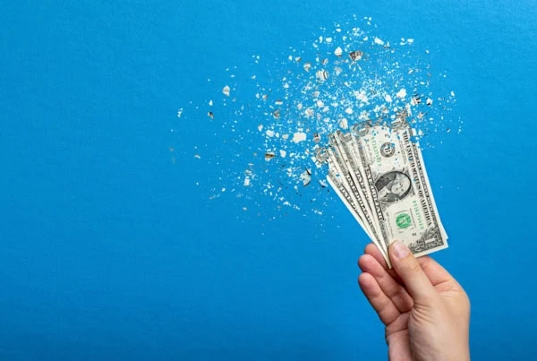 a dollar vanishes like it was snapped out of existence by Thanos.