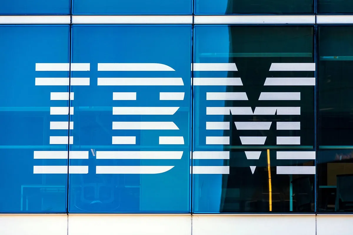 15 of Our Favorite 'Set It and Forget It' Stocks 17 IBM sign and logo on glass facade of IBM Watson modern office building in SOMA california.