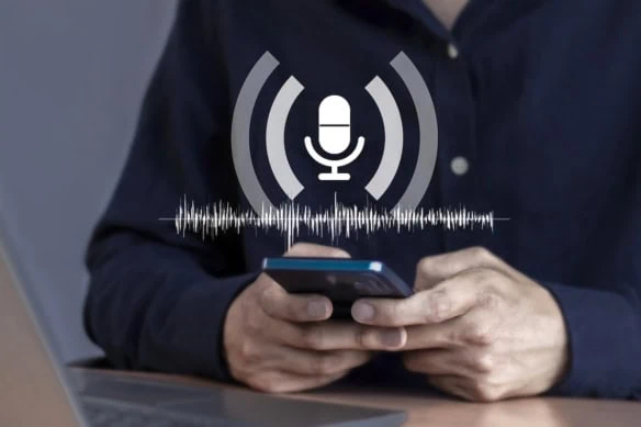 iphone tips read text mic waves