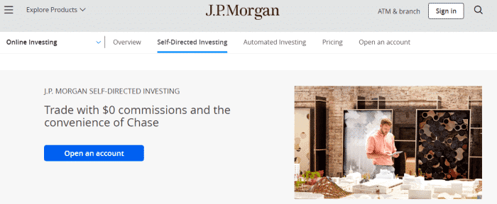 jpmorgan self-directed investing sign up