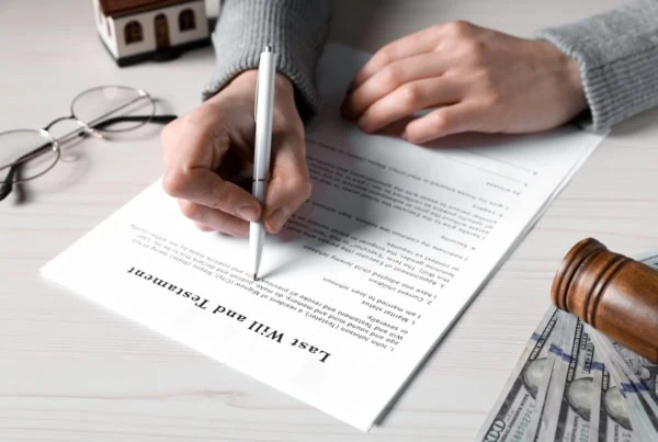last will testament sign estate planning