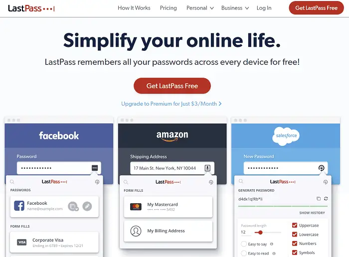 lastpass sign up