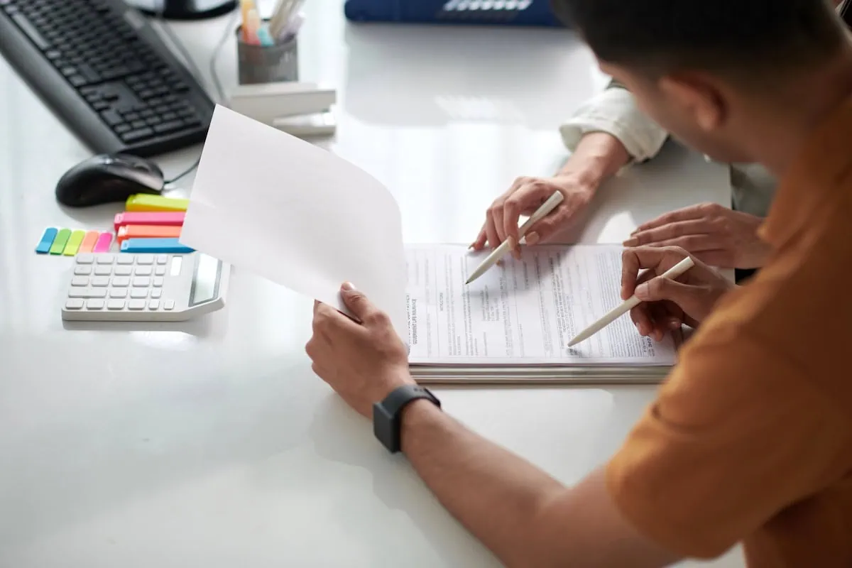 life insurance documents papers sign 1200