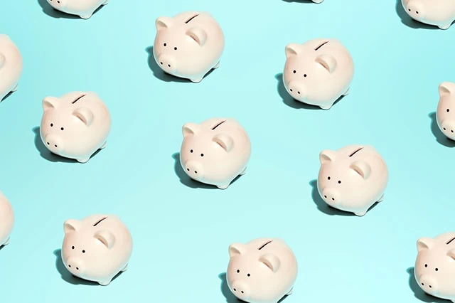 little piggy banks saving microsavings