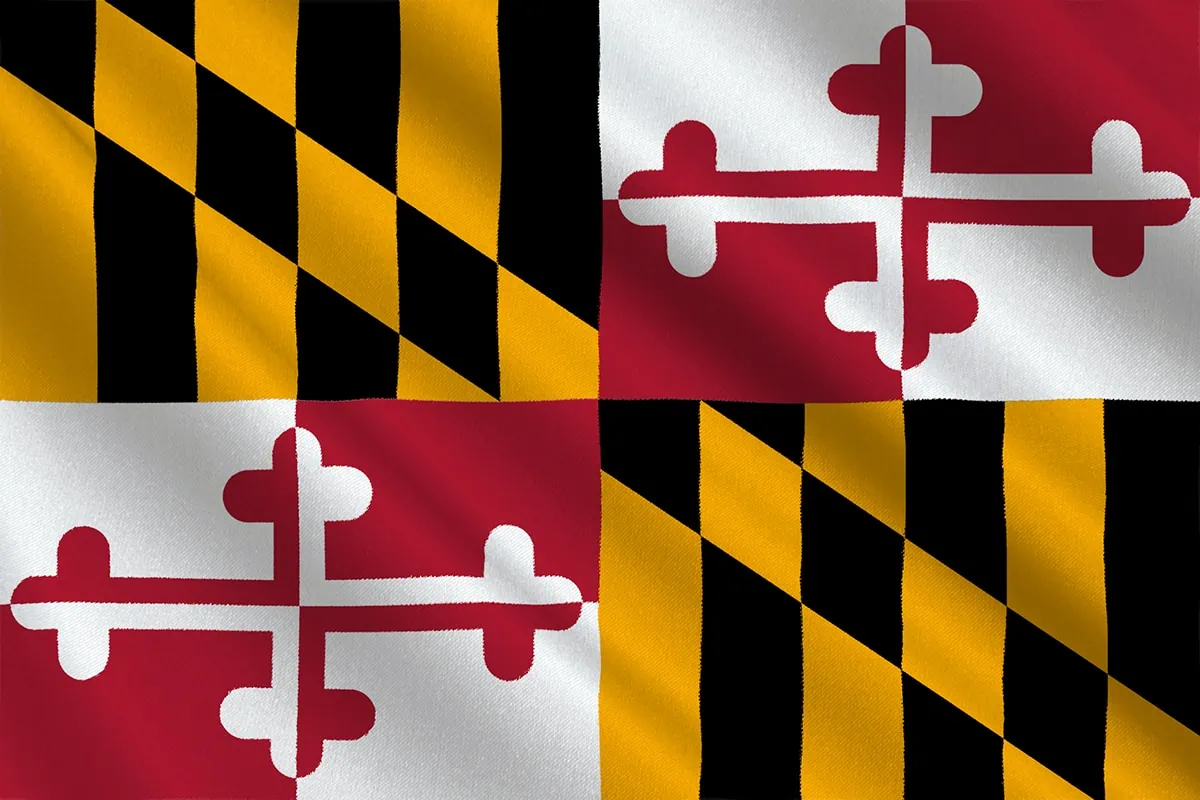 10 States Where Online Elder Fraud Runs Rampant 7 maryland state flag 1200