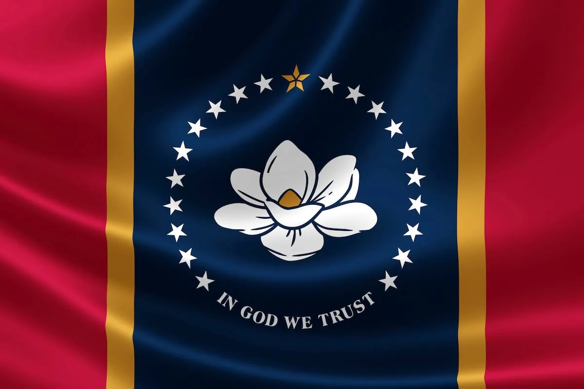 Your Guide to Which States Don't Tax Retirement Income 16 Mississippi state flag 1200