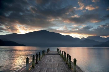 mountain lake calm low volatility 1200