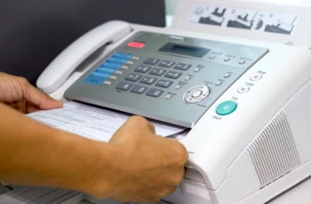 old technology fax machine 1200
