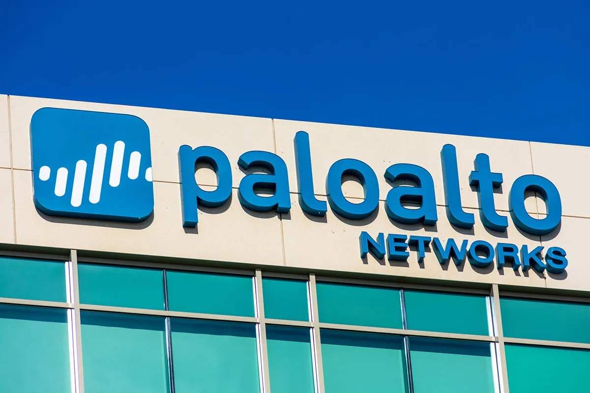 9 of Wall Street's Favorite Tech Stocks Right Now 5 the palo alto networks logo on the side of a building.