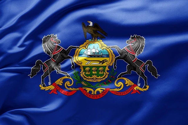 pennsylvania state flag 640