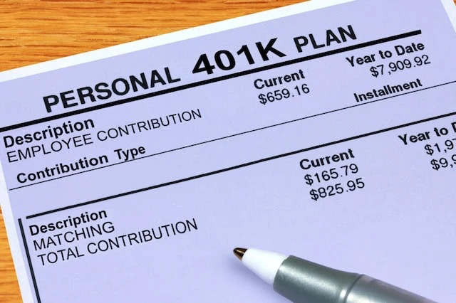 personal 401k plan bill retirement 640