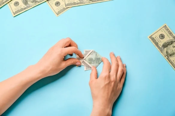 personality income origami money 1200
