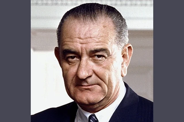 president lyndon b johnson