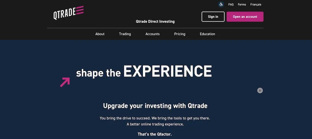 qtrade signup