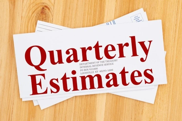 quarterly estimated tax envelopes to irs